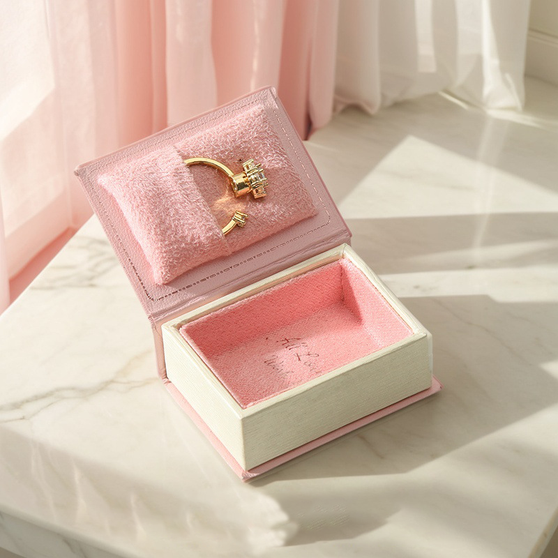 Boîte À Bijoux En Forme De Livre, Boîte À Bagues, Collier, Boîte-cadeau Multicolore, Cadeau Pour Amoureux Pour Elle (boîte Uniquement, Bijoux Non Inclus) - soufeelfr