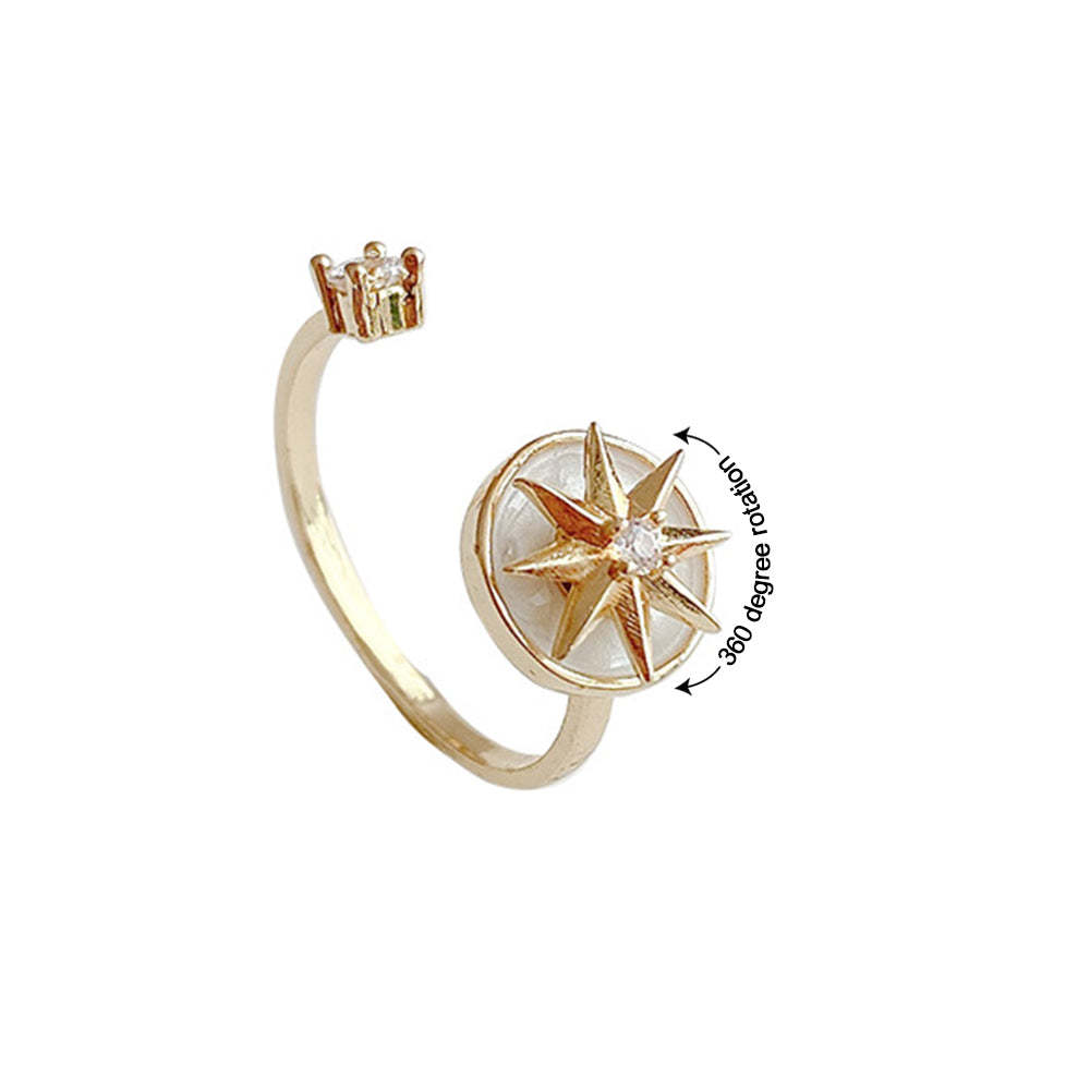 Bague Rotative Anti-anxiété, Bijoux, Cadeau Pour Elle - soufeelfr