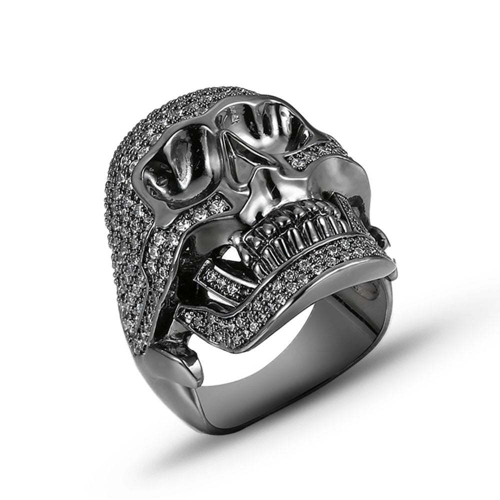 Bague Crâne Hip Hop Rétro Punk, Bijoux Populaires, Cadeaux Pour Hommes - soufeelfr