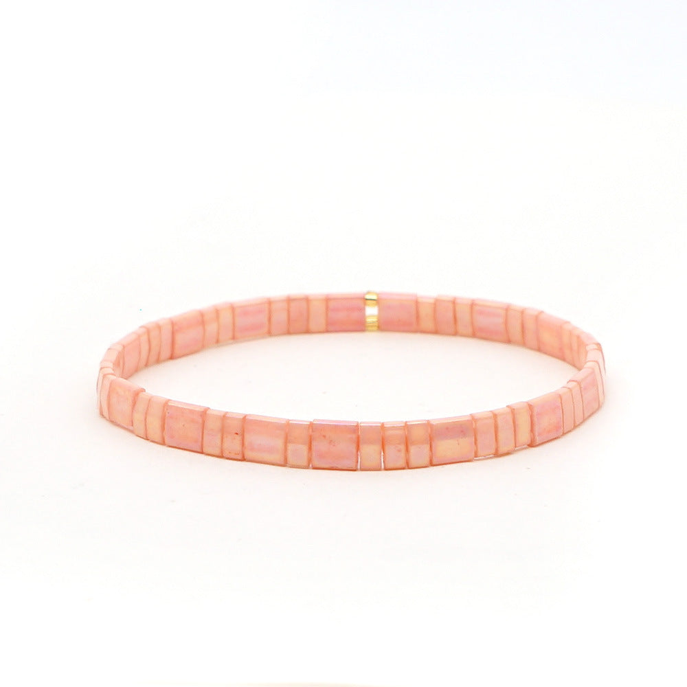Tila Pink Bead Bracelet Poignet Bonbons Cadeau Pour Elle - soufeelfr