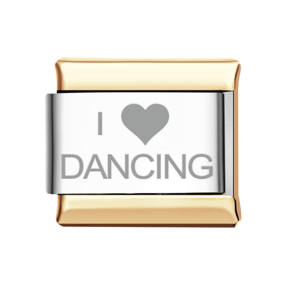 Charm Italien J'aime Danser Pour Bracelets À Charms Italiens Lien Composable - soufeelfr