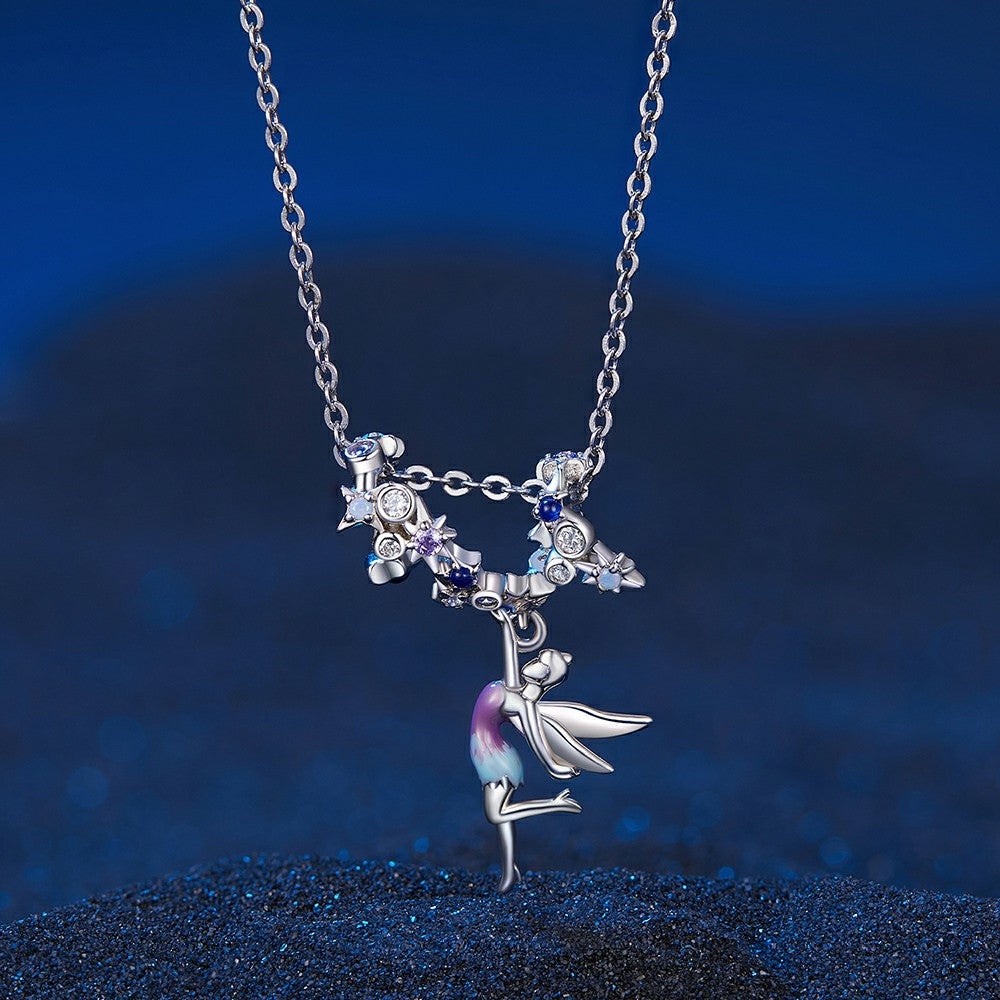 Charme Elfe Du Jour Et De La Nuit Argent Sterling 925 Xs1976