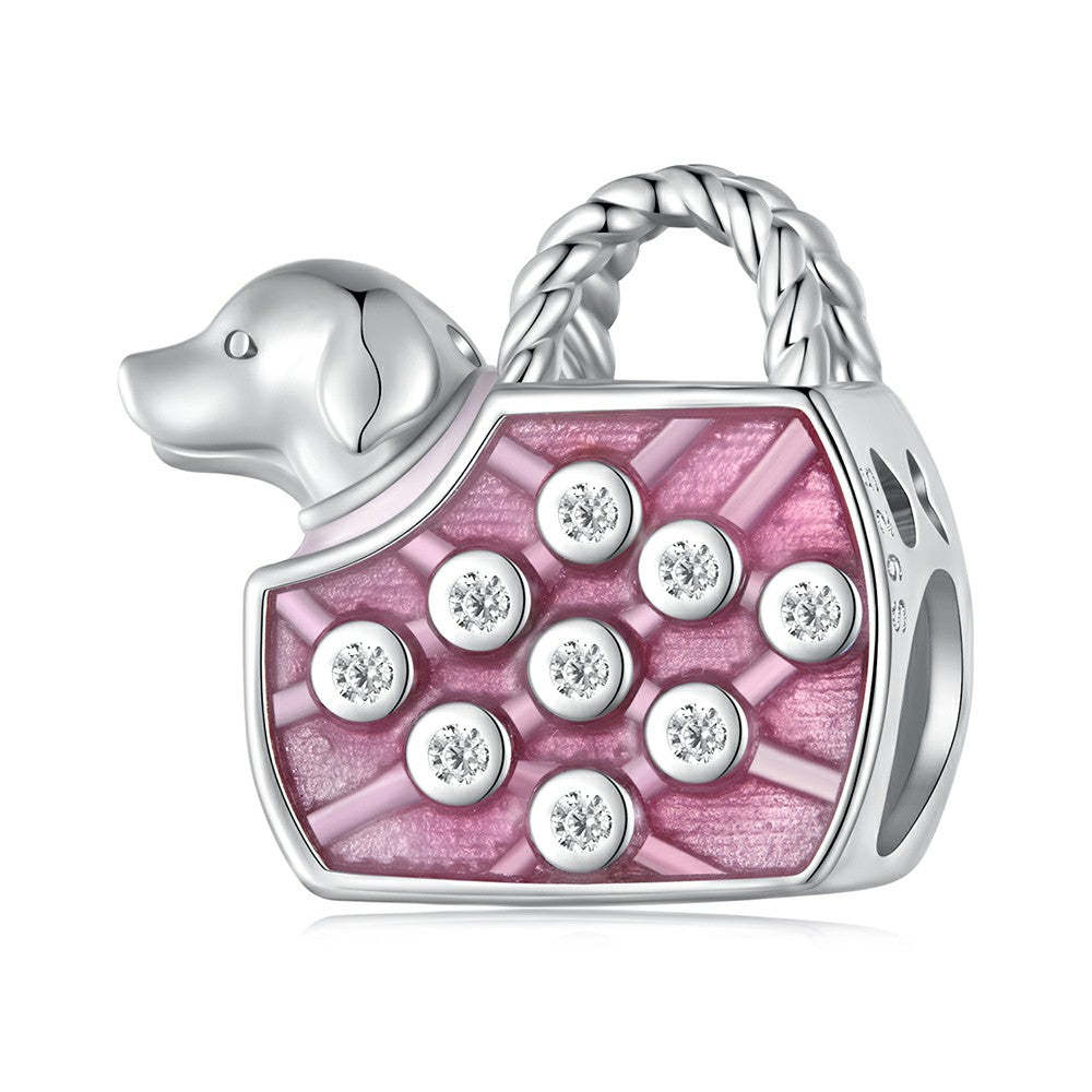 Charme De Chien De Compagnie 925 Argent Sterling Xs2004