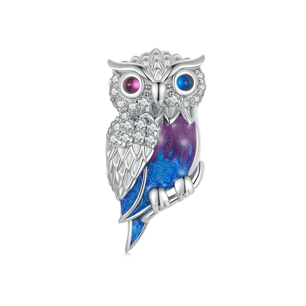Charme Hibou Magique Argent Cadeaux De Noël - soufeelfr