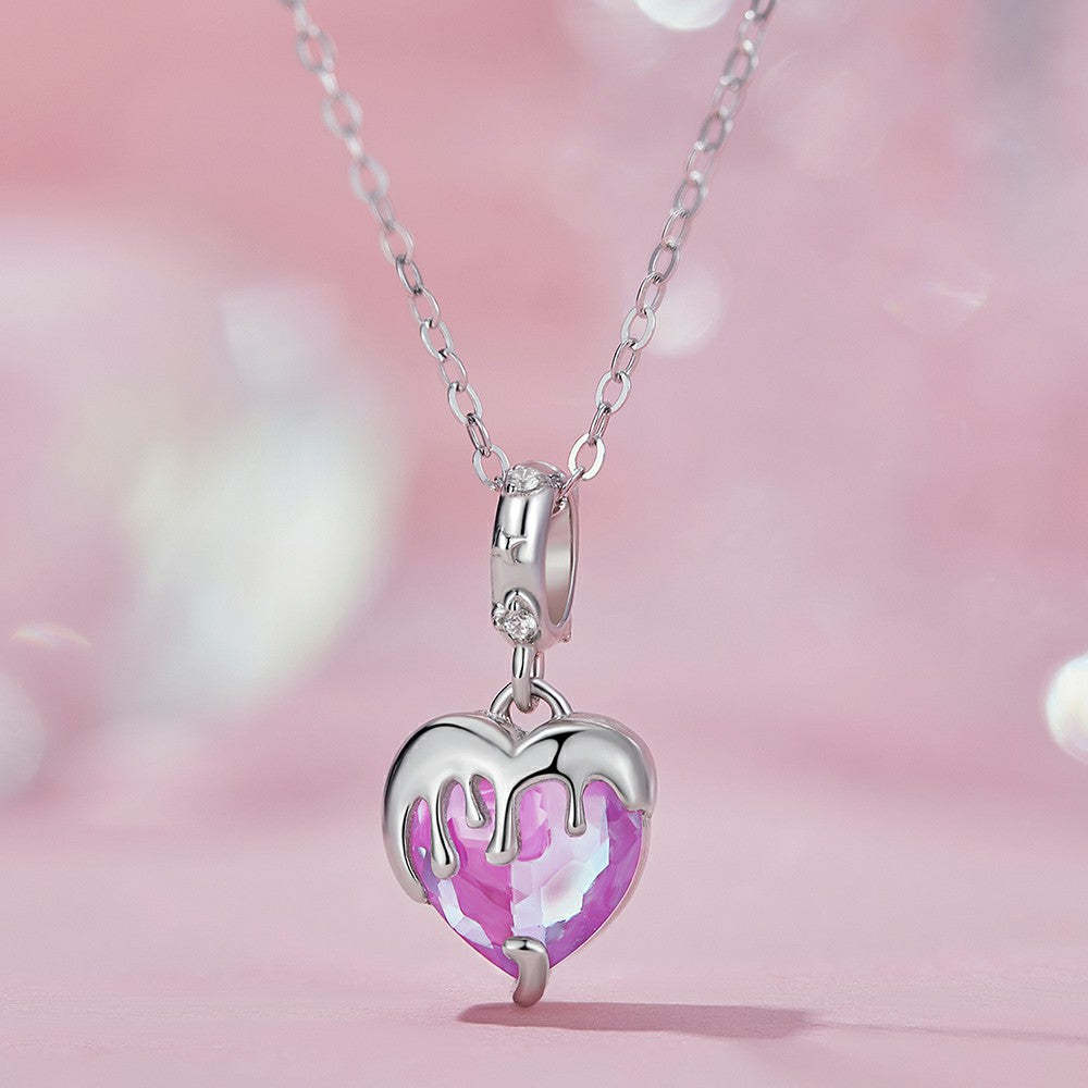 Faire Fondre Les Cœurs Des Filles Balancent Le Charme En Argent Sterling 925 Yb2292