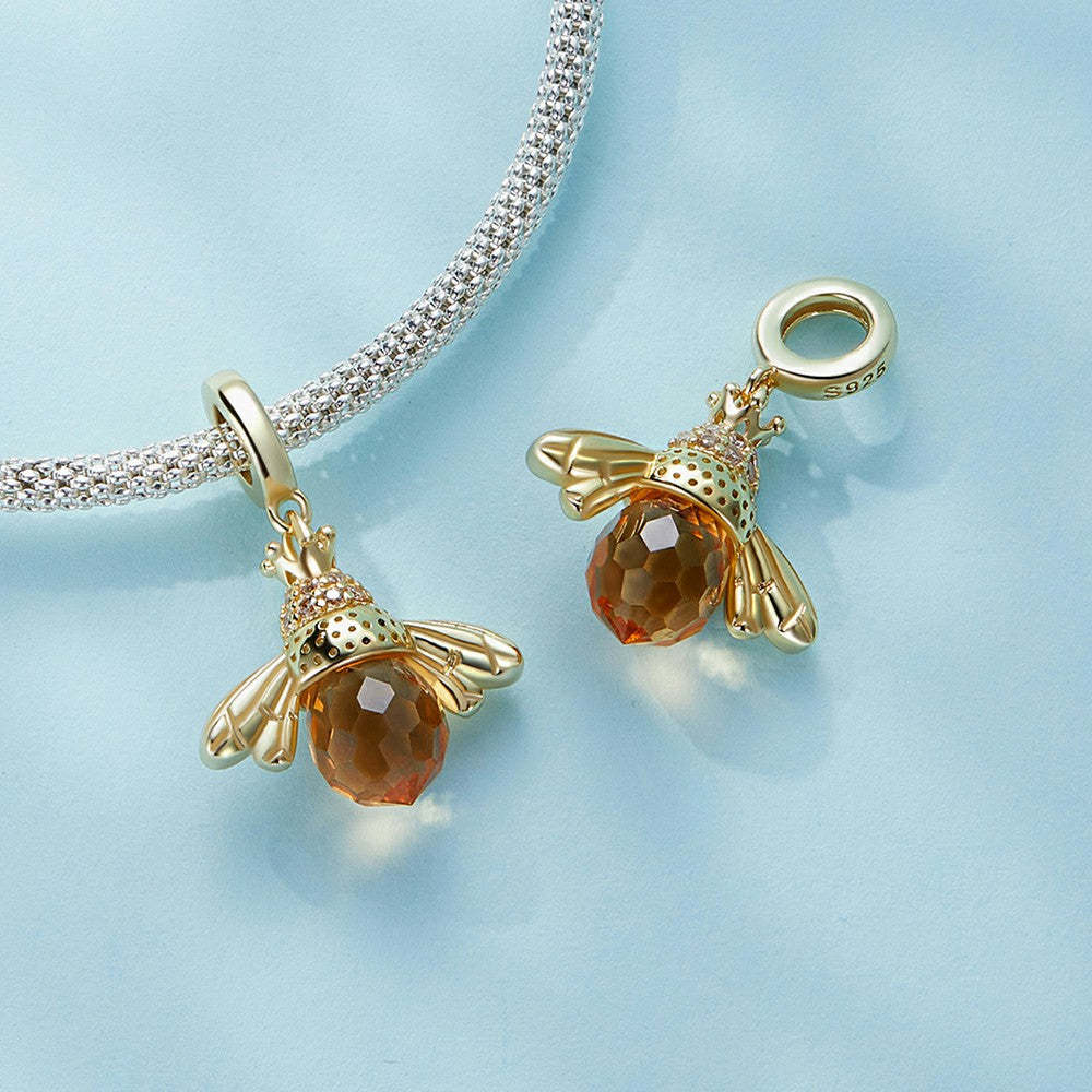 Breloque Abeille En Argent Sterling 925 Yb2330