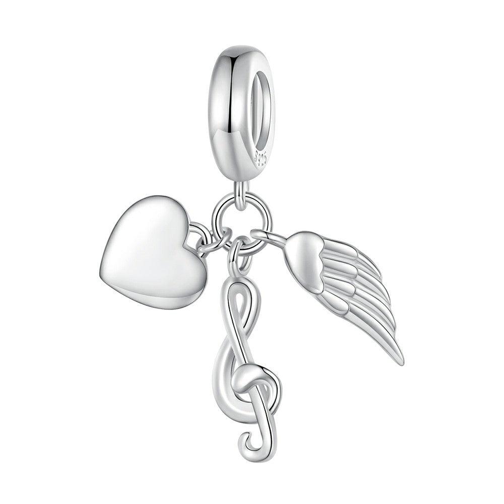 Note Pendentif Charme 925 Argent Sterling Yb2365