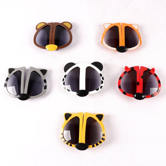 Lunettes De Soleil Pliables Ladybug | Stores Pliants Inspirés Des Animaux Mignons