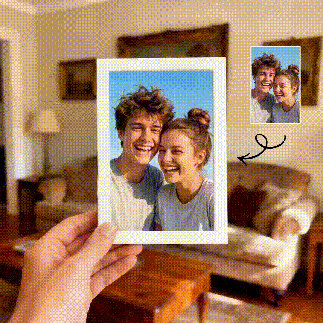 Cadre Photo Magique Personnalisé Par Ia : La Photo Prend Vie Comme Par Magie ! - soufeelfr