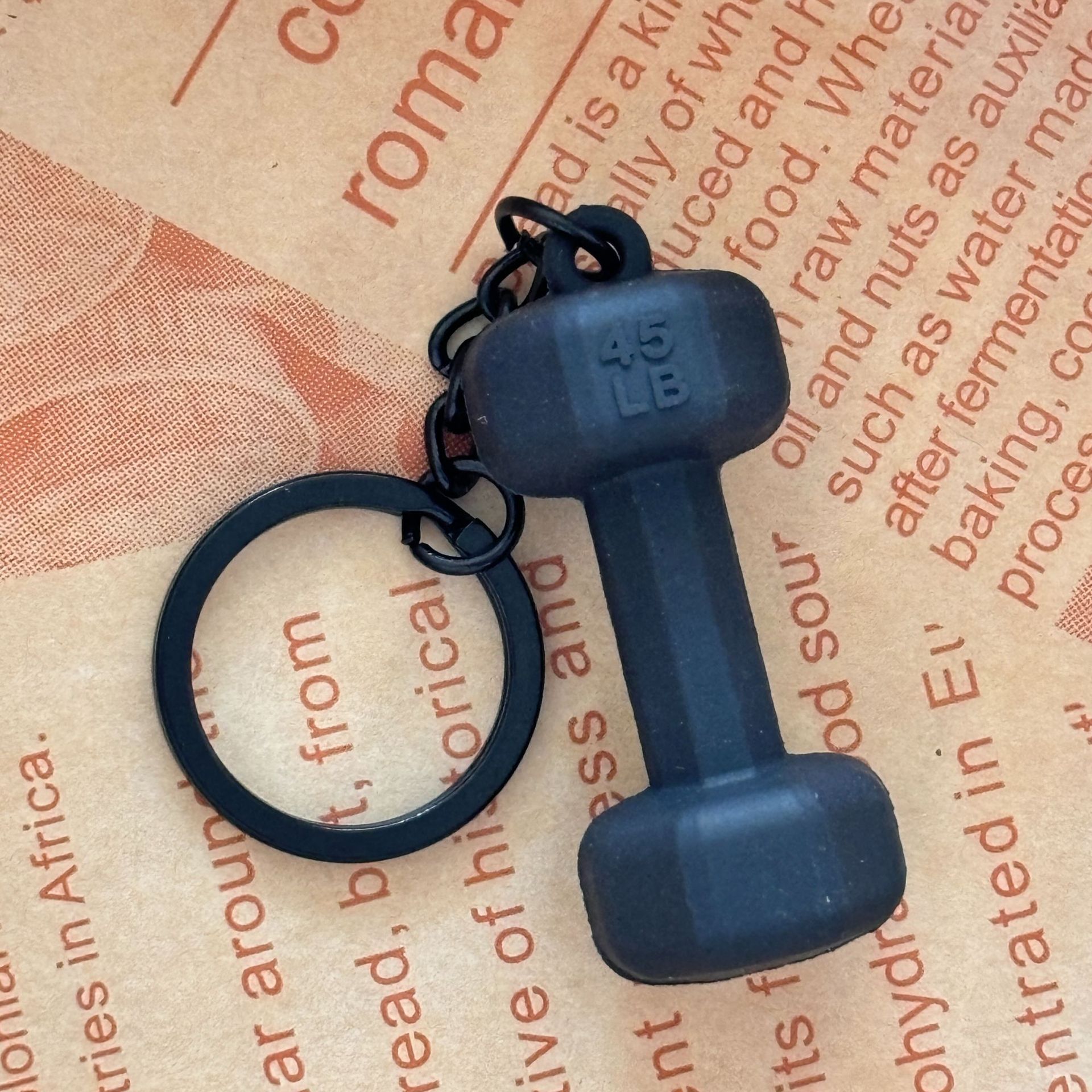 Porte-clés Haltère, Accessoires, Équipement, Pendentif, Mini Porte-clés Pour Sac À Dos En Métal - soufeelfr