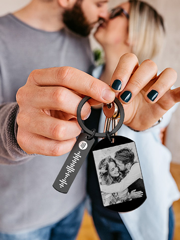 Magnete Frigorifero Musicale Personalizzato - Con Foto E Canzone Spotify, Regalo Ideale - Foto 7