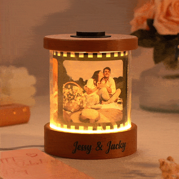 Luce Notturna Con Pellicola Fotografica Personalizzata E Testo Luce Notturna Con Pellicola Musicale Personalizzata Con Possibilità Di Incisione Regalo Perfetto Per San Valentino Per La Coppia