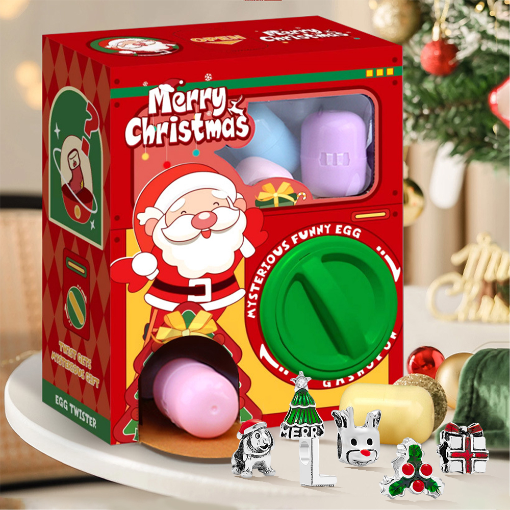 Distributore Automatico Gashapon Macchina Calendario Dell'avvento Per Gioielli Macchina Per Torcere Le Uova 24 Ciondoli Natalizi A Sorpresa Scatola Cieca Regalo Di Natale - soufeelit