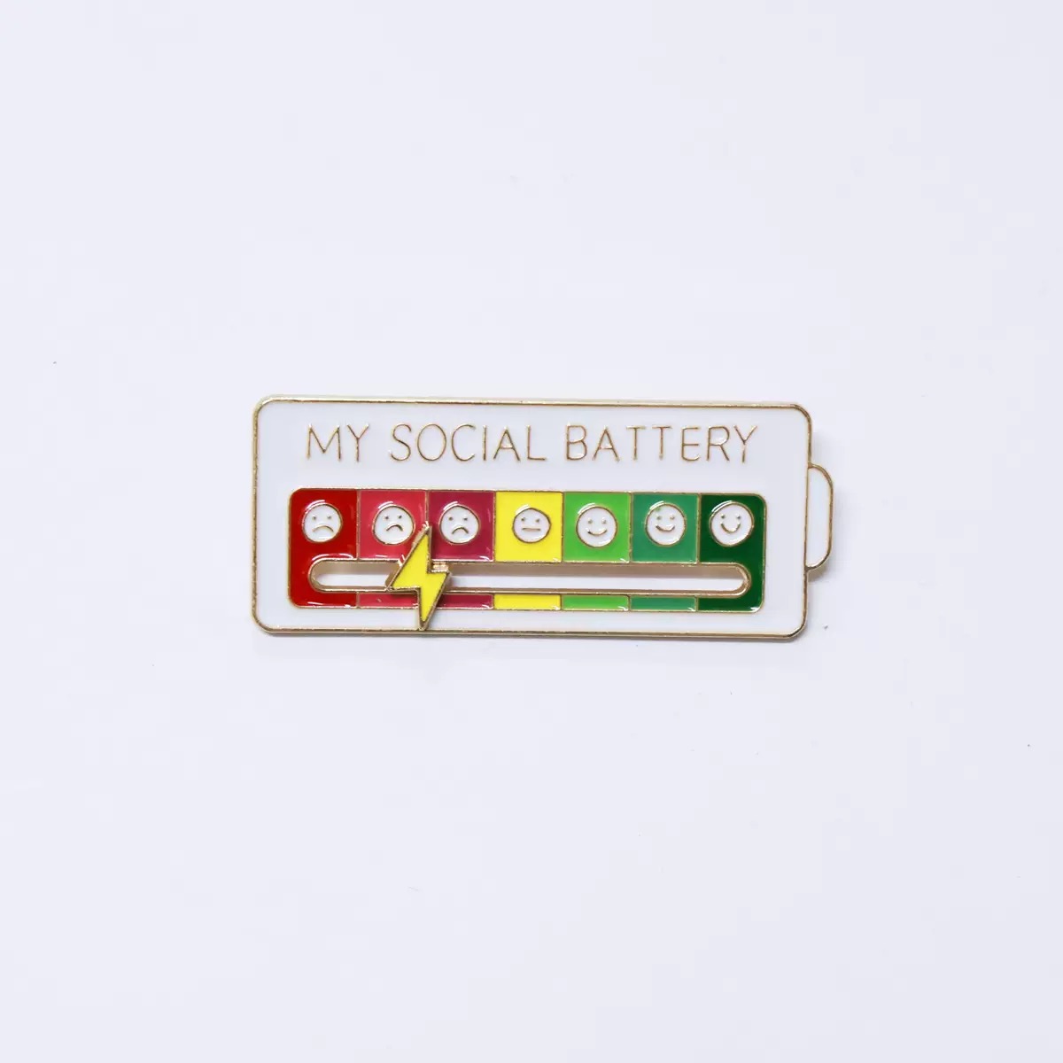 Divertente regalo creativo per il monitoraggio dell'umore della batteria sociale per gli amici - soufeelit