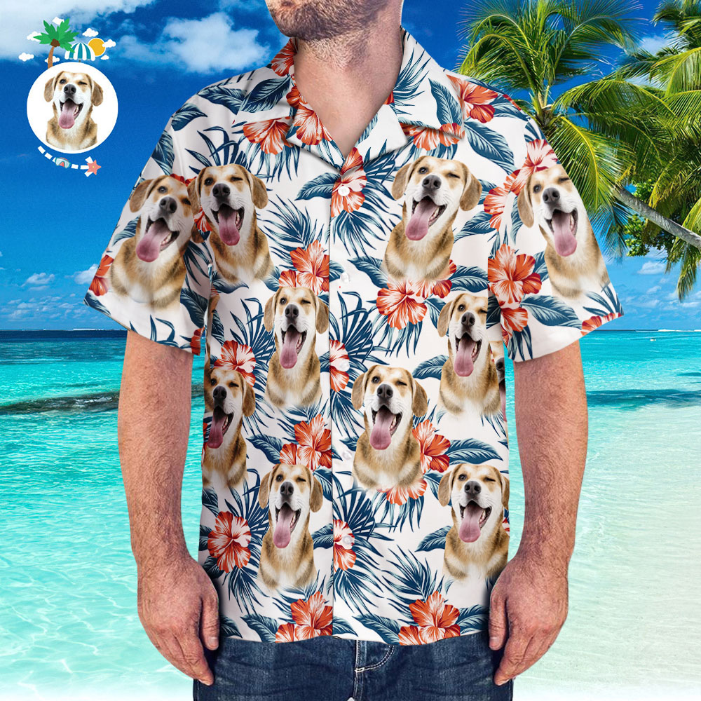 Camicia Hawaiana Personalizzata Con Il Volto Della Fidanzata Camicia Hawaiana Da Spiaggia Personalizzata