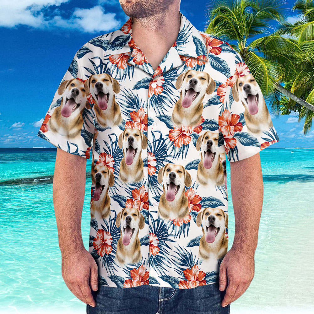 Camicia Hawaiana Personalizzata Con Il Volto Della Fidanzata Camicia Hawaiana Da Spiaggia Personalizzata