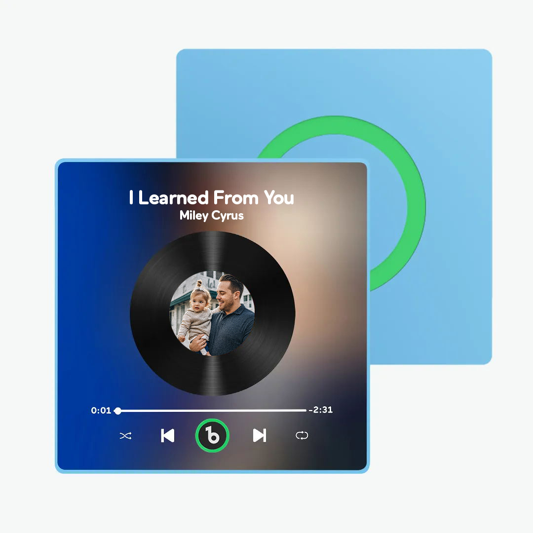 Magnete Da Frigorifero Con Musica Personalizzata Album Con Cornice Colorata Magnete Da Frigorifero Che Può Essere Riprodotto Canzone Regalo Speciale Nuovo Aggiornamento 4.0 Regali Per La Festa Del Papà - soufeelit