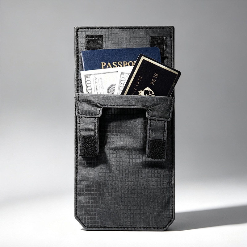 Portafoglio Nascosto Da Cintura – Portafoglio Sottile E Discreto Da Indossare In Vita Per Contanti, Carte E Passaporto. - soufeelit