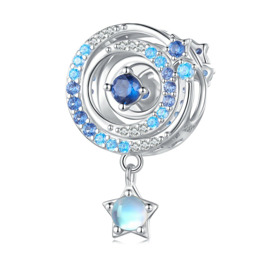 interstellar blue charm 925 sterling silver xs2106