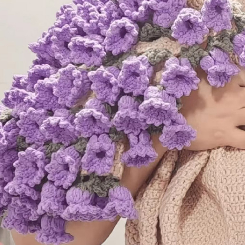 Kit Fai Da Te Per Coperta Di Rose Lavorata A Mano E Regalo Pronto Per La Festa Della Mamma E San Valentino