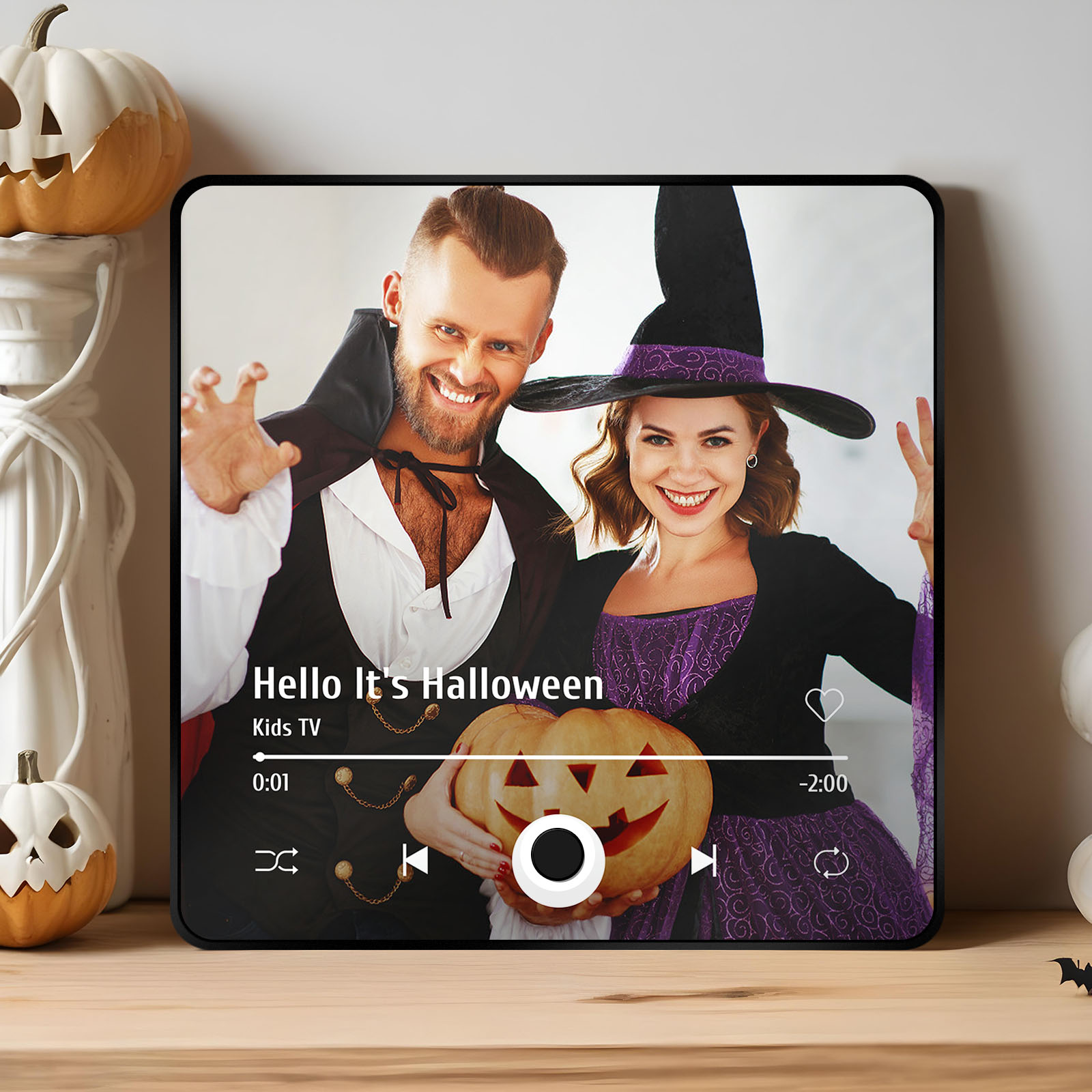 Magnete Da Frigorifero Con Album Personalizzato Magnete Da Frigorifero Con Musica Personalizzata Regali Di Halloween Regali Per La Famiglia
