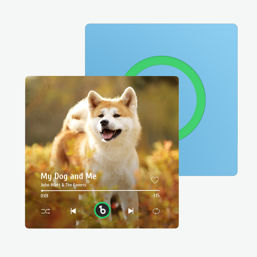 Magnete Da Frigorifero Con Musica Personalizzata Nuovo Aggiornamento 4.0 Cornice Colorata Album Magnete Da Frigorifero Adesivo Da Parete Musicale Con Foto Movimento Musicale Che Può Essere Riprodotto Regalo Per Gli Amanti Degli Animali Domestici - soufeelit