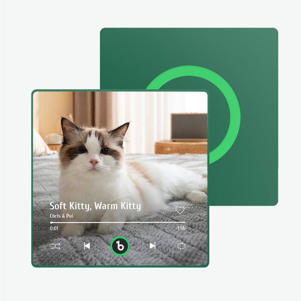 Magnete Da Frigorifero Con Musica Personalizzata Nuovo Aggiornamento 4.0 Cornice Colorata Album Magnete Da Frigorifero Adesivo Da Parete Musicale Con Foto Movimento Musicale Che Può Essere Riprodotto Regalo Per Gli Amanti Degli Animali Domestici - soufeelit