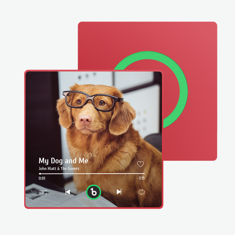 Magnete Da Frigorifero Con Musica Personalizzata Nuovo Aggiornamento 4.0 Cornice Colorata Album Magnete Da Frigorifero Adesivo Da Parete Musicale Con Foto Movimento Musicale Che Può Essere Riprodotto Regalo Per Gli Amanti Degli Animali Domestici - soufeelit