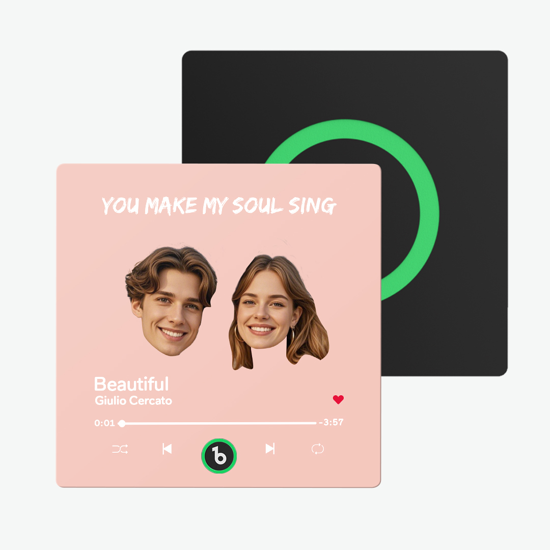 Magnete Da Frigorifero Con Musica Personalizzata. Magnete Da Frigorifero Con Testo Personalizzato. Cornice Colorata. Album. Magnete Da Frigorifero. Adesivo Fotografico Da Parete Musicale. Regalo Per Coppia - soufeelit