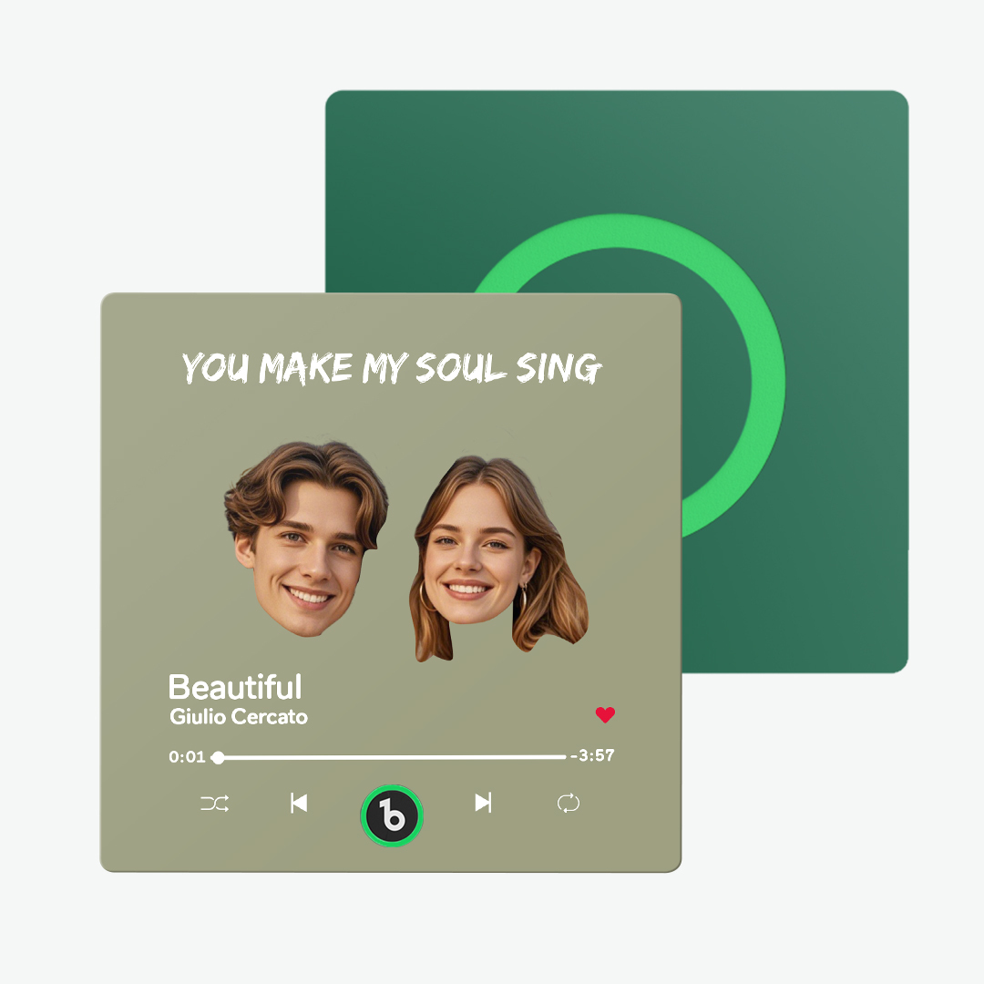 Magnete Da Frigorifero Con Musica Personalizzata. Magnete Da Frigorifero Con Testo Personalizzato. Cornice Colorata. Album. Magnete Da Frigorifero. Adesivo Fotografico Da Parete Musicale. Regalo Per Coppia - soufeelit