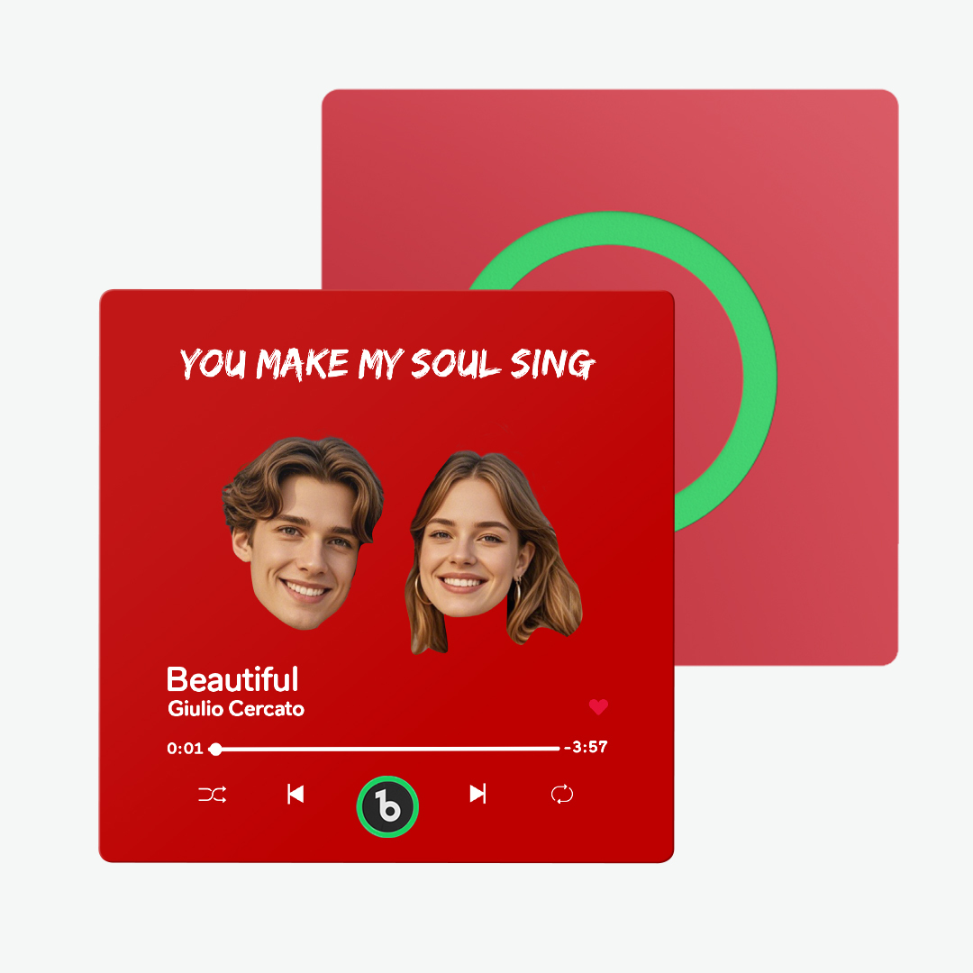 Magnete Da Frigorifero Con Musica Personalizzata. Magnete Da Frigorifero Con Testo Personalizzato. Cornice Colorata. Album. Magnete Da Frigorifero. Adesivo Fotografico Da Parete Musicale. Regalo Per Coppia - soufeelit