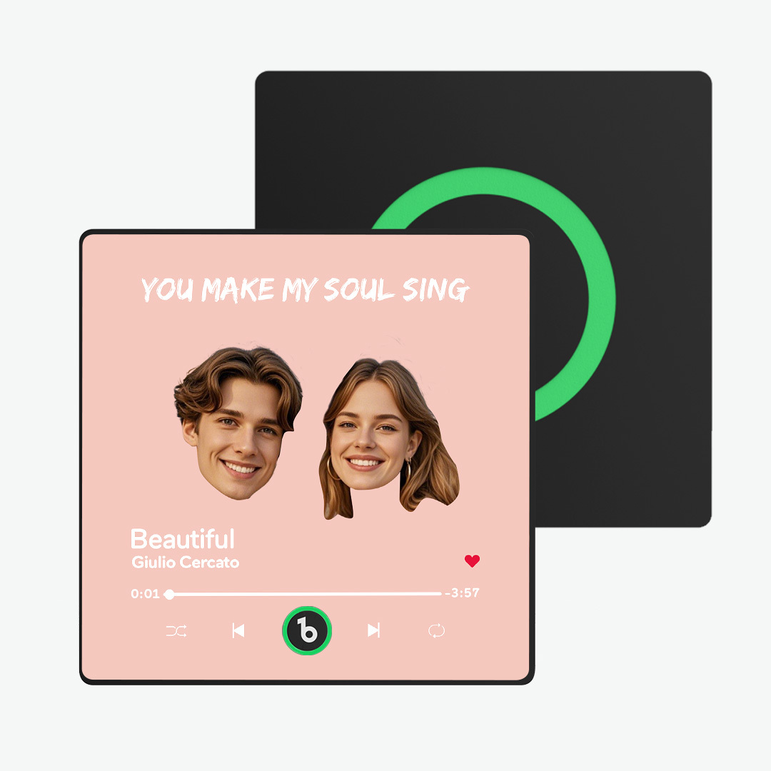 Magnete Da Frigorifero Con Musica Personalizzata. Magnete Da Frigorifero Con Testo Personalizzato. Cornice Colorata. Album. Magnete Da Frigorifero. Adesivo Fotografico Da Parete Musicale. Regalo Per Coppia - soufeelit