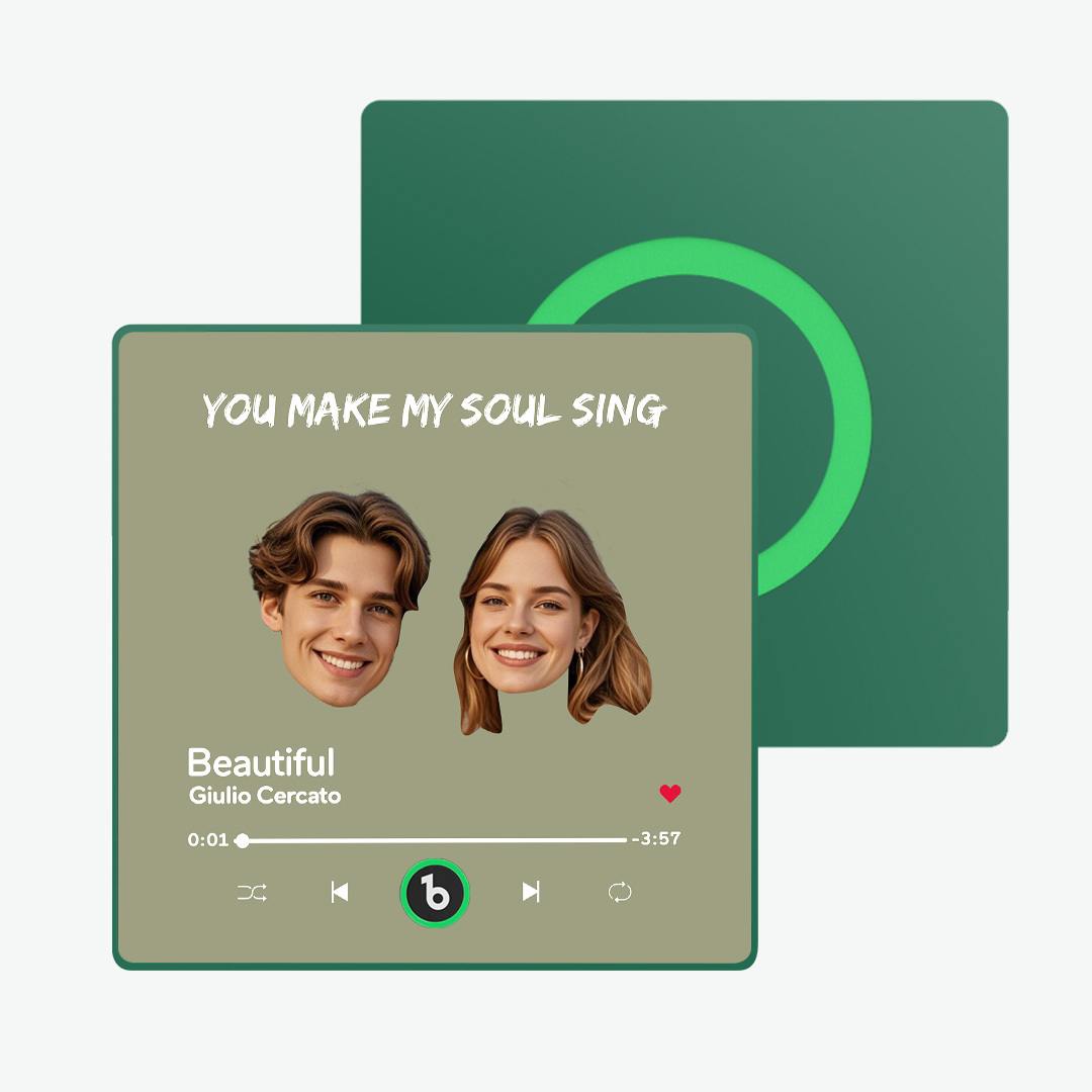 Magnete Da Frigorifero Con Musica Personalizzata. Magnete Da Frigorifero Con Testo Personalizzato. Cornice Colorata. Album. Magnete Da Frigorifero. Adesivo Fotografico Da Parete Musicale. Regalo Per Coppia - soufeelit