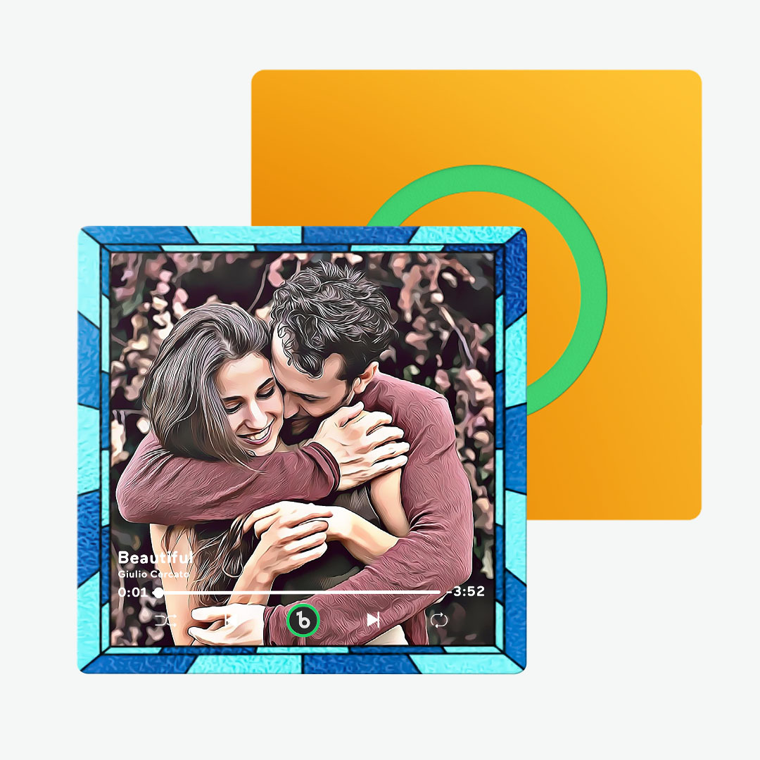 Magnete Da Frigorifero Con Musica Personalizzata Nuovo Aggiornamento 4.0 Cornice Colorata Album In Stile Cartone Animato Magnete Da Frigorifero Musica Regalo Di Natale - soufeelit