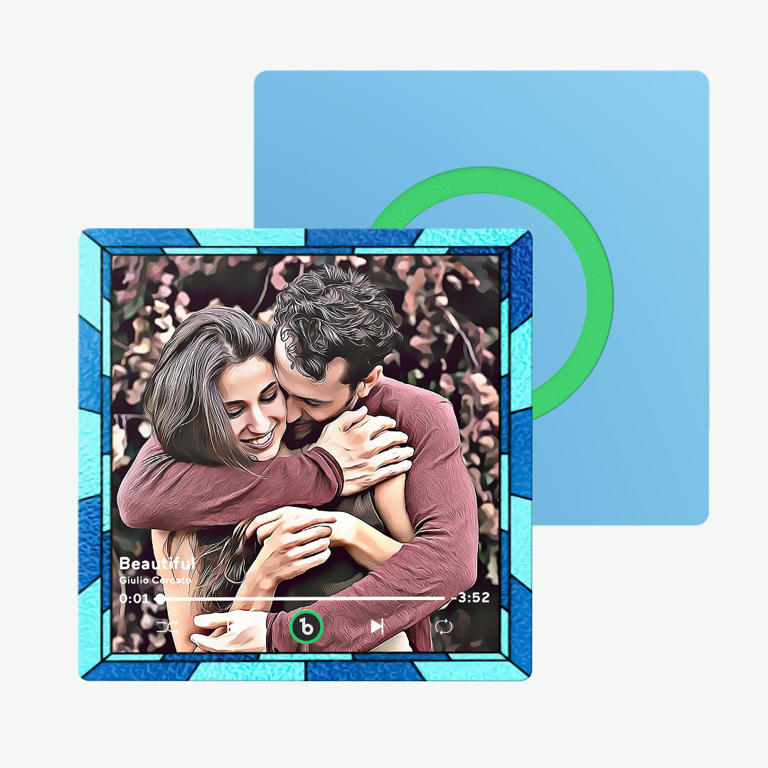 Magnete Da Frigorifero Con Musica Personalizzata Nuovo Aggiornamento 4.0 Cornice Colorata Album In Stile Cartone Animato Magnete Da Frigorifero Musica Regalo Di Natale - soufeelit