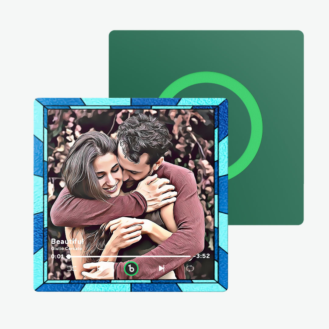 Magnete Da Frigorifero Con Musica Personalizzata Nuovo Aggiornamento 4.0 Cornice Colorata Album In Stile Cartone Animato Magnete Da Frigorifero Musica Regalo Di Natale - soufeelit