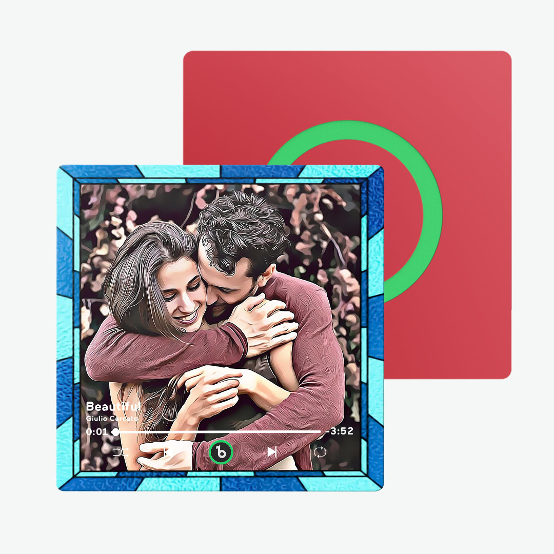 Magnete Da Frigorifero Con Musica Personalizzata Nuovo Aggiornamento 4.0 Cornice Colorata Album In Stile Cartone Animato Magnete Da Frigorifero Musica Regalo Di Natale - soufeelit