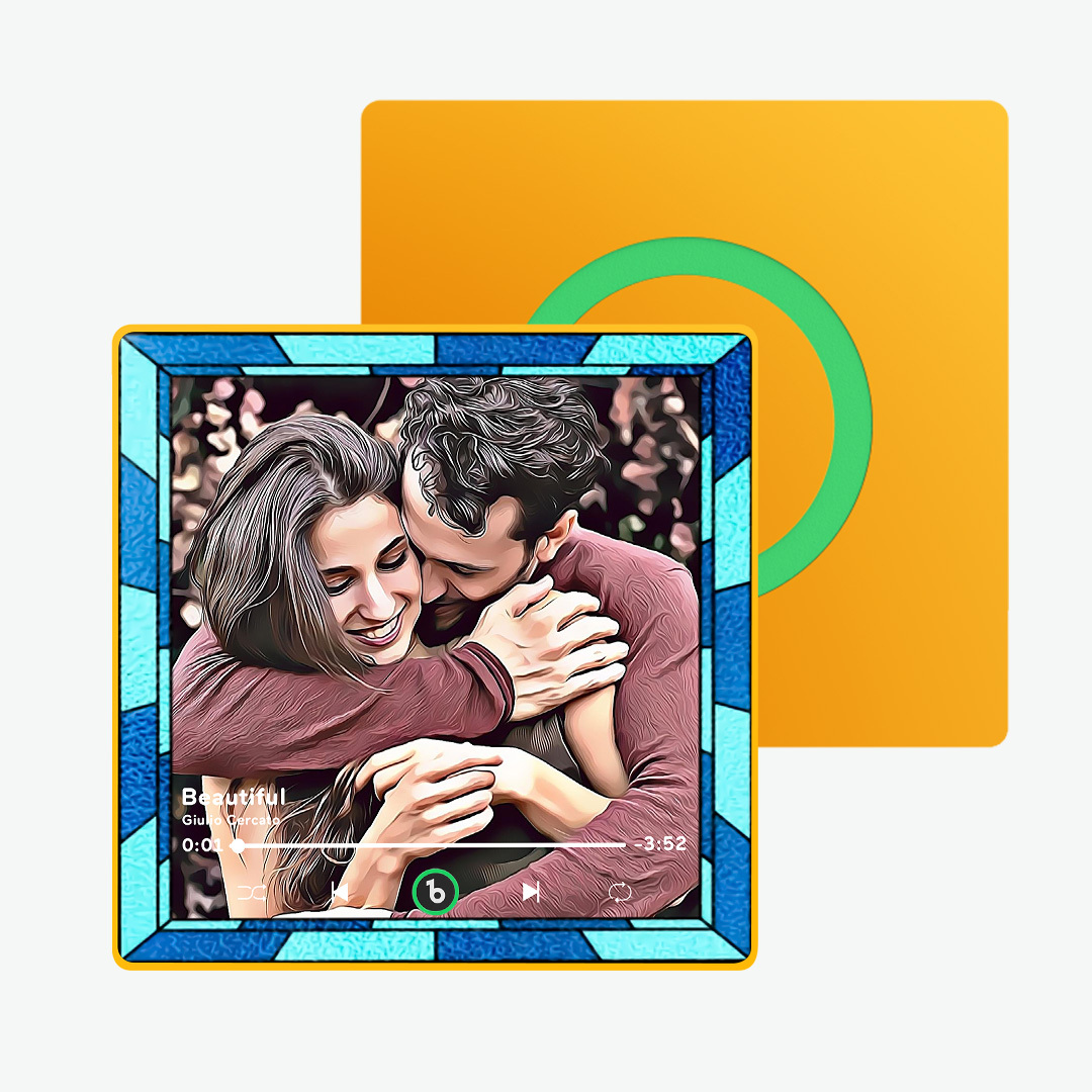 Magnete Da Frigorifero Con Musica Personalizzata Nuovo Aggiornamento 4.0 Cornice Colorata Album In Stile Cartone Animato Magnete Da Frigorifero Musica Regalo Di Natale - soufeelit