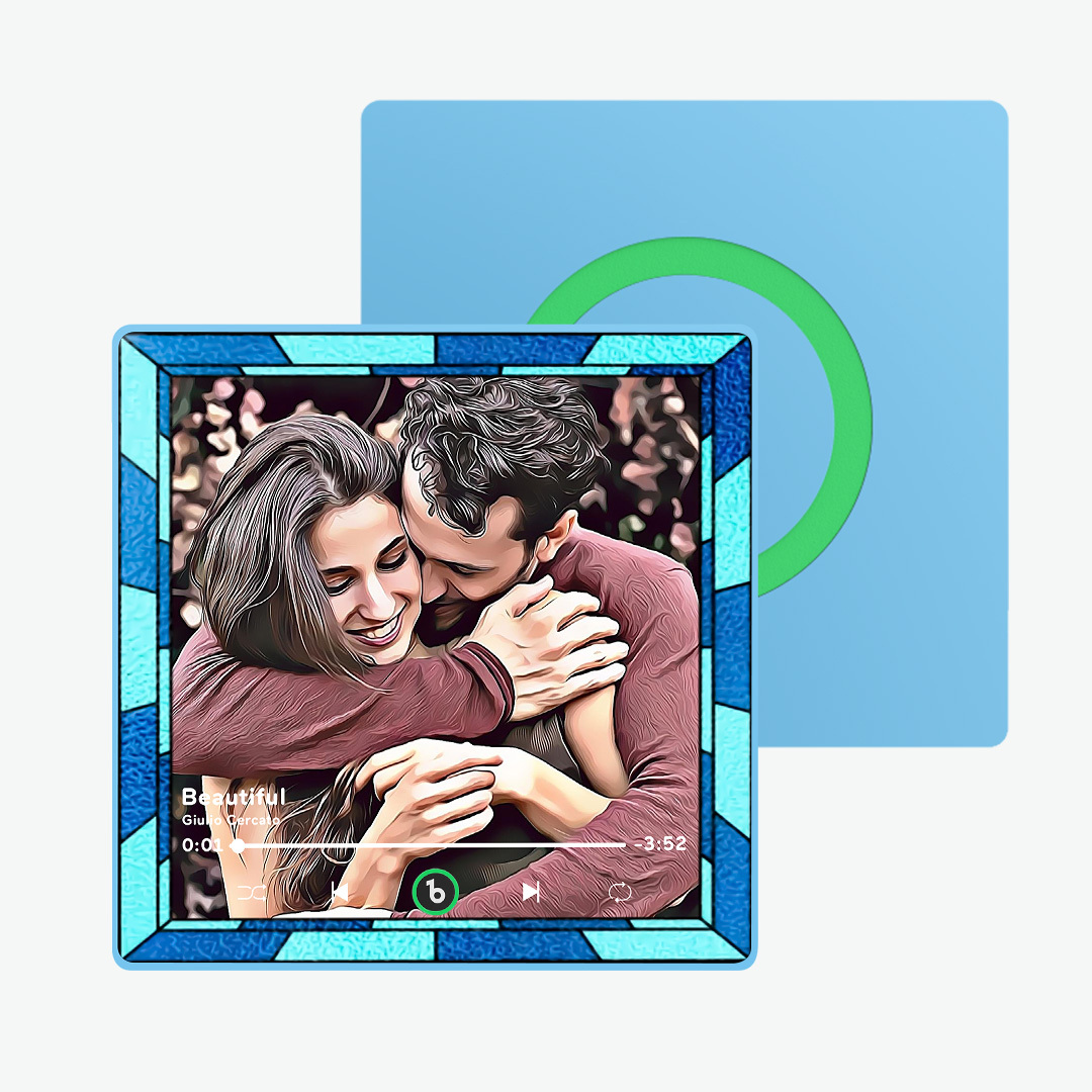 Magnete Da Frigorifero Con Musica Personalizzata Nuovo Aggiornamento 4.0 Cornice Colorata Album In Stile Cartone Animato Magnete Da Frigorifero Musica Regalo Di Natale - soufeelit