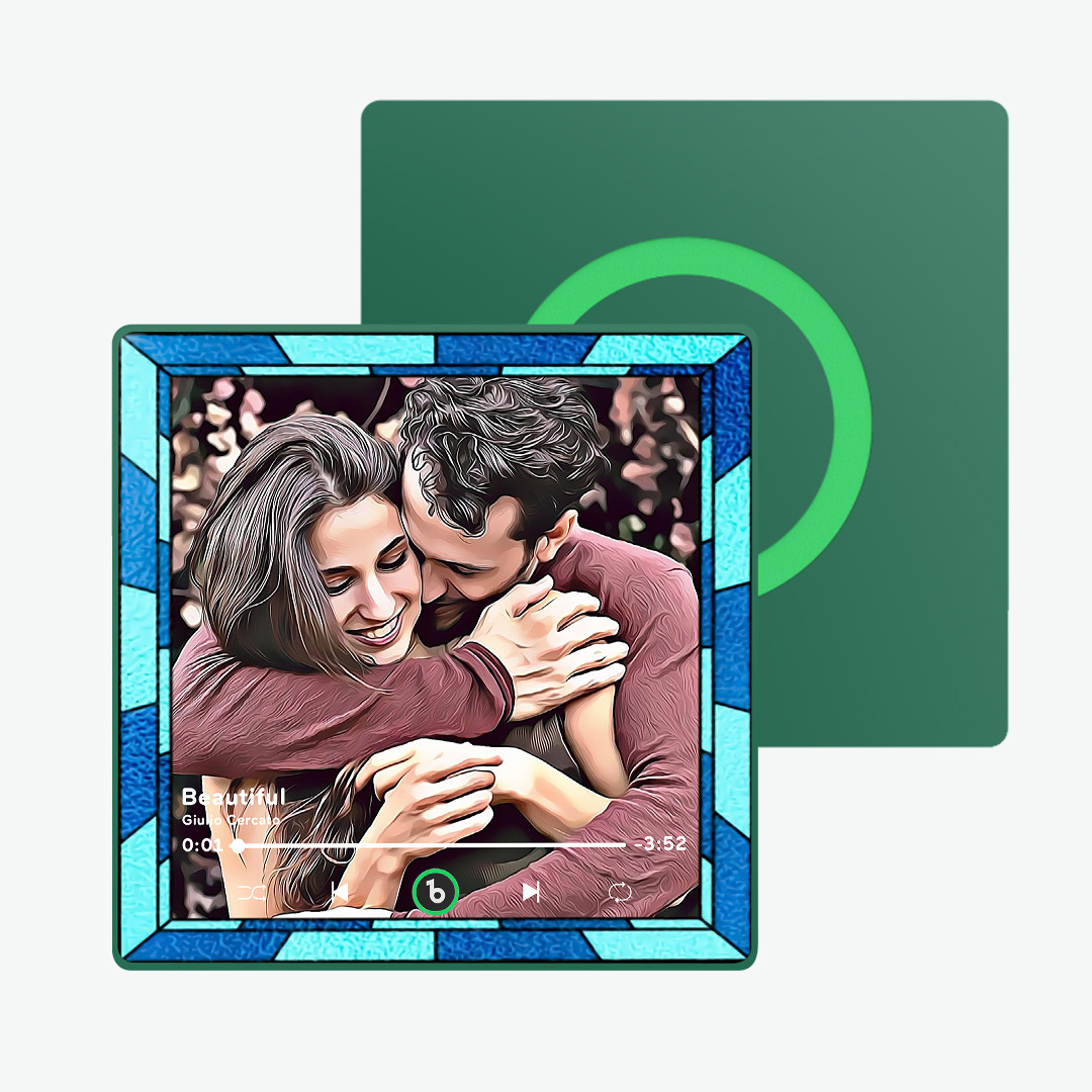 Magnete Da Frigorifero Con Musica Personalizzata Nuovo Aggiornamento 4.0 Cornice Colorata Album In Stile Cartone Animato Magnete Da Frigorifero Musica Regalo Di Natale - soufeelit