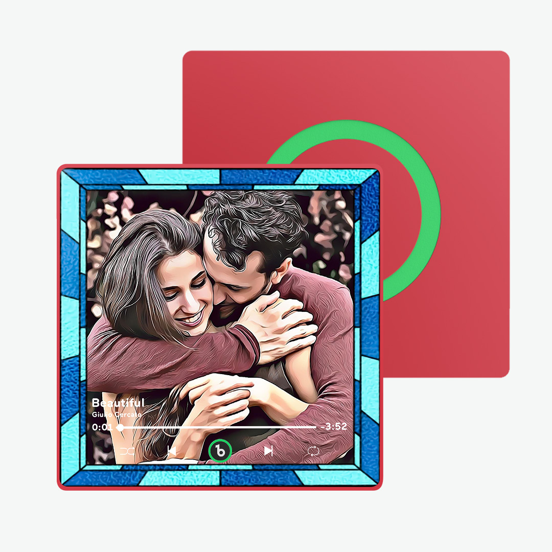 Magnete Da Frigorifero Con Musica Personalizzata Nuovo Aggiornamento 4.0 Cornice Colorata Album In Stile Cartone Animato Magnete Da Frigorifero Musica Regalo Di Natale - soufeelit