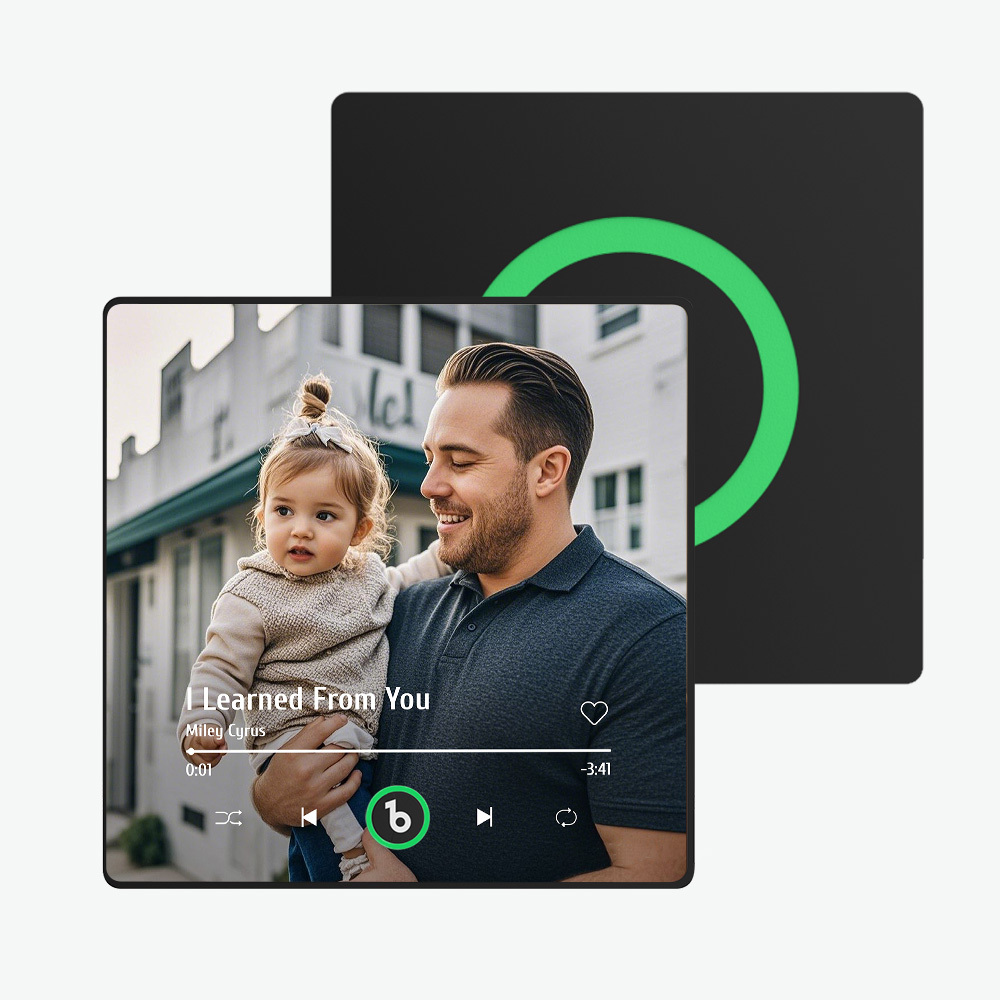Magnete Da Frigorifero Con Musica Personalizzata Nuovo Aggiornamento 4.0 Cornice Colorata Album Magnete Da Frigorifero Adesivo Da Parete Musicale Con Foto Movimento Musicale Che Può Essere Riprodotto Regalo Per Papà