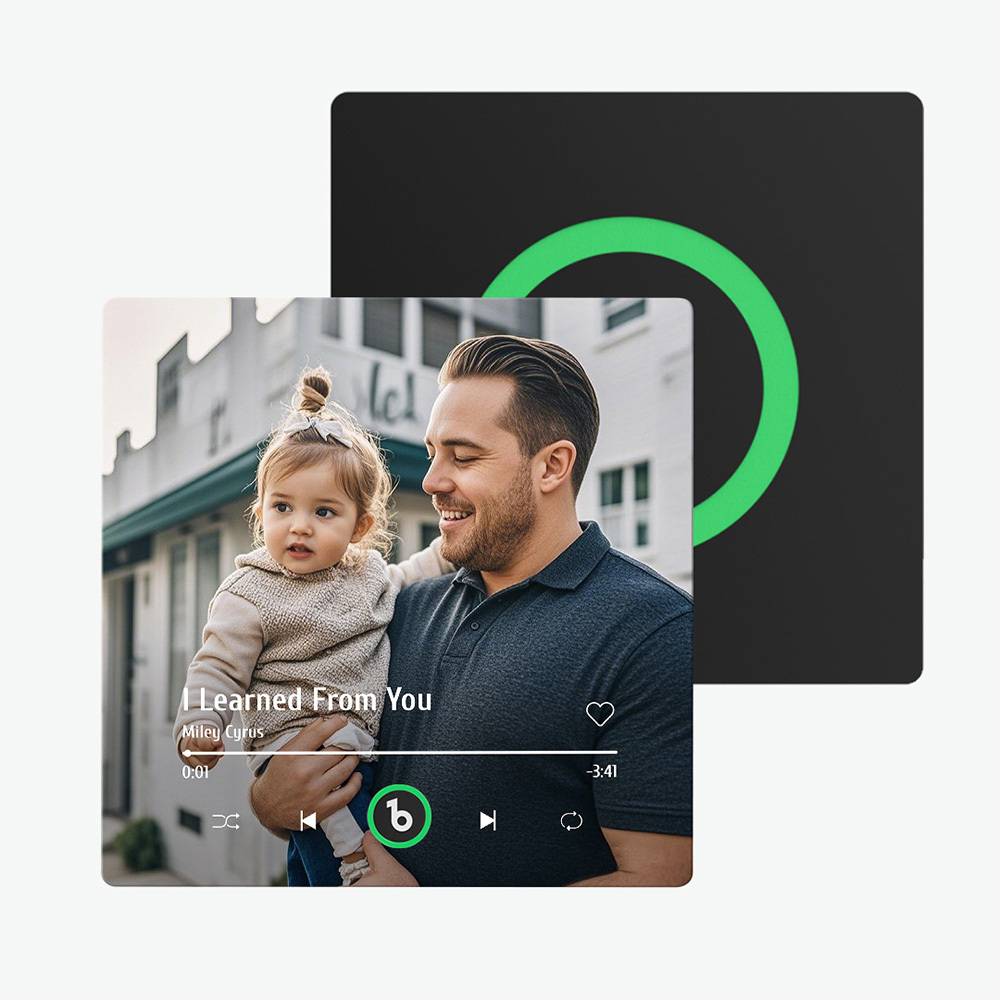 Magnete Da Frigorifero Con Musica Personalizzata Nuovo Aggiornamento 4.0 Cornice Colorata Album Magnete Da Frigorifero Adesivo Da Parete Musicale Con Foto Movimento Musicale Che Può Essere Riprodotto Regalo Per Papà - soufeelit