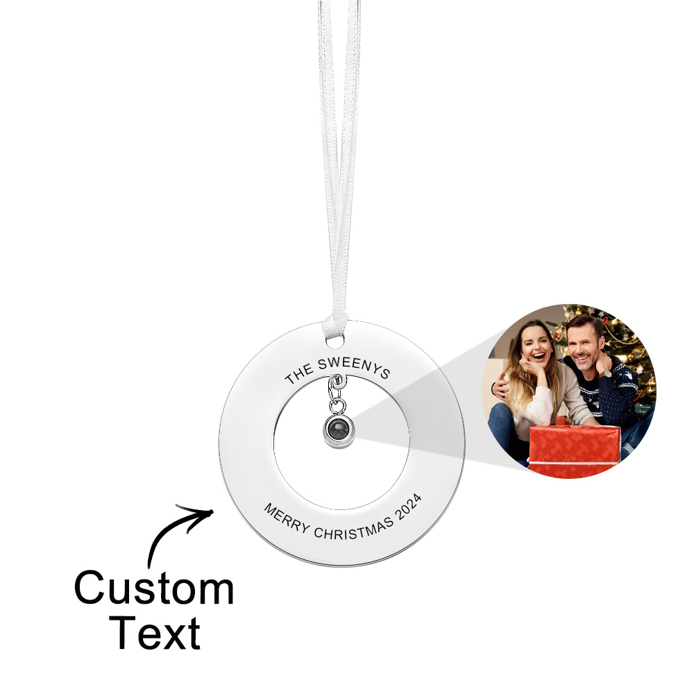 Ornamenti Personalizzati Per Proiezioni Di Foto Ornamenti Per Anelli Ornamenti Per Alberi Di Natale Regali Di Natale - soufeelit