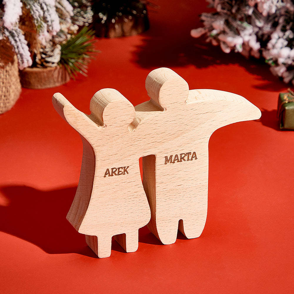 Decorazioni Personalizzate Per Puzzle In Legno Per Famiglie, Regali Con Nome Personalizzato Per Ogni Occasione - soufeelit