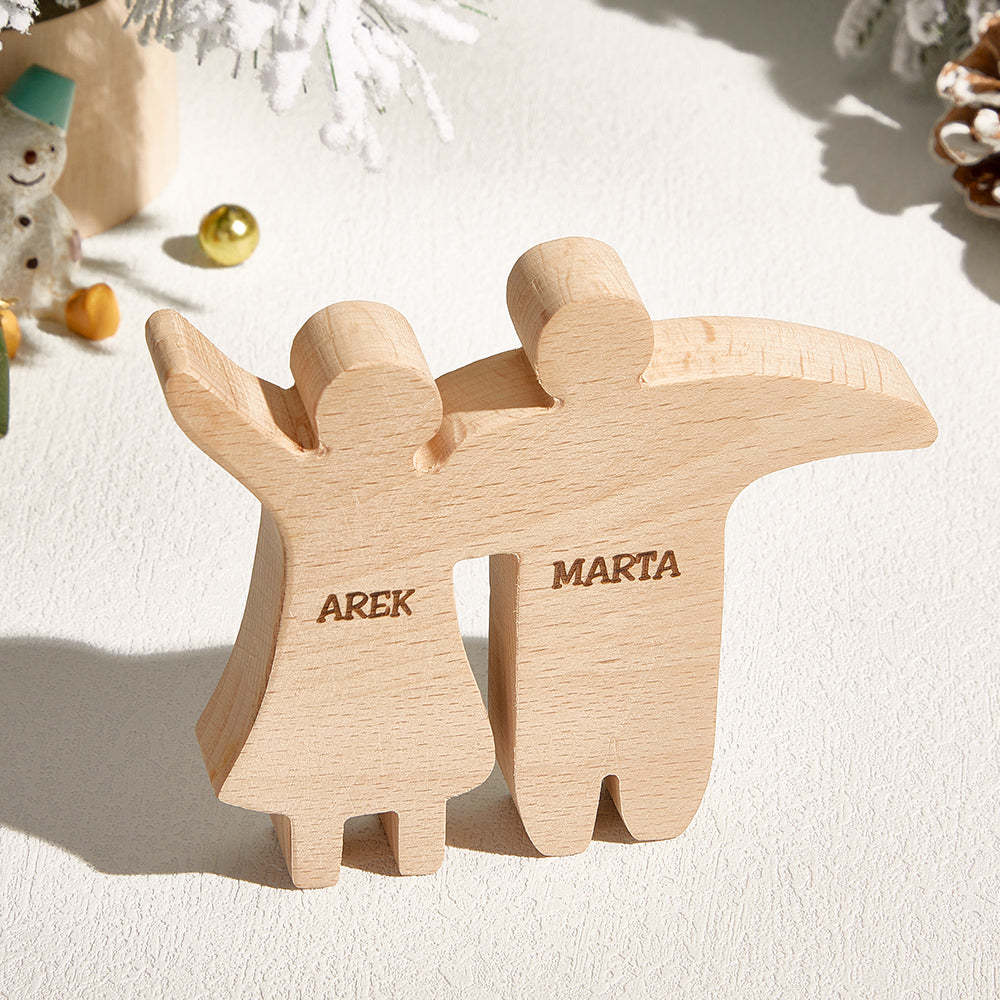 Decorazioni Personalizzate Per Puzzle In Legno Per Famiglie, Regali Con Nome Personalizzato Per Ogni Occasione - soufeelit