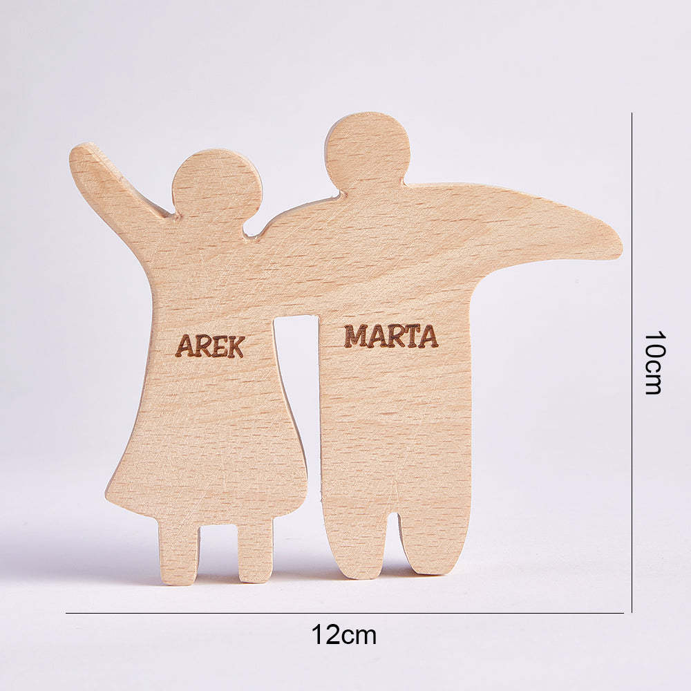 Decorazioni Personalizzate Per Puzzle In Legno Per Famiglie, Regali Con Nome Personalizzato Per Ogni Occasione - soufeelit
