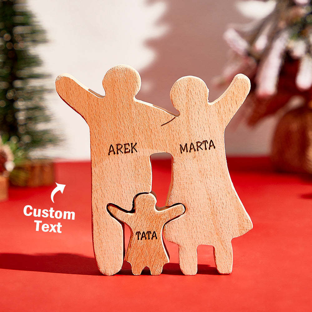 Decorazioni Personalizzate Per Puzzle In Legno Per Famiglie, Regali Con Nome Personalizzato Per Ogni Occasione - soufeelit