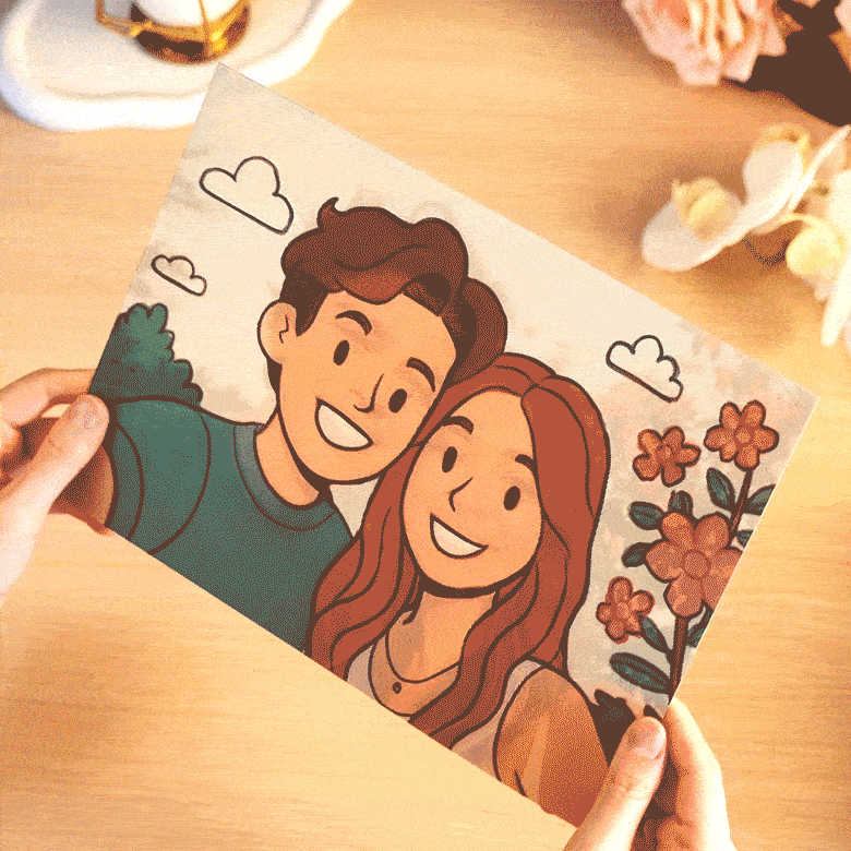 Foto Personalizzata Con Pittura Luminosa, Decorazione Personalizzata, Regalo Commemorativo - soufeelit