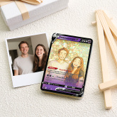 Portachiavi Personalizzato Con Poke Carta V Galleggiante In 3d Anime Per Coppie